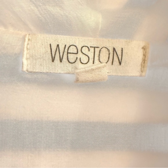 Weston Navy and Cream Striped Open Cardigan Size Small - Picture 5 of 6